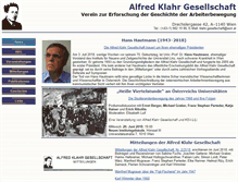 Tablet Screenshot of klahrgesellschaft.at